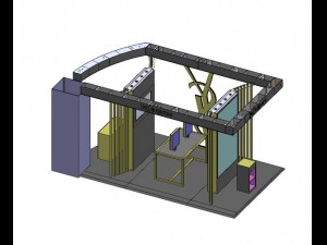 ysl stand atrium Modèle 3D