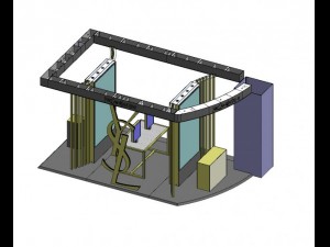 ysl stand atrium Modèle 3D