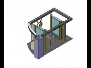 ysl stand atrium Modèle 3D