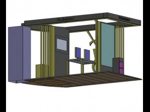 ysl stand atrium 3D Model