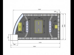 ysl stand atrium Modèle 3D