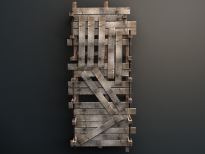 wood bridge Modelo 3D
