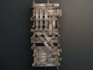 wood bridge 3D Model