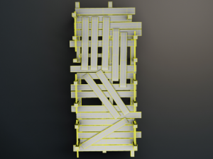 wood bridge Modelo 3D