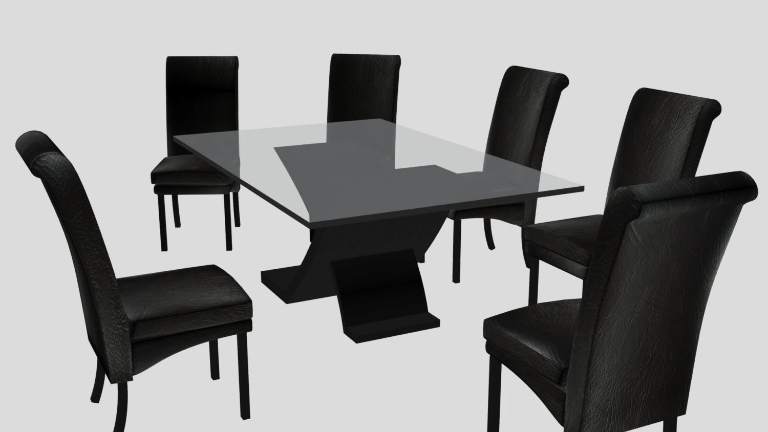 dinning table 3D Model .c4d .max .obj .3ds .fbx .stl .blend 