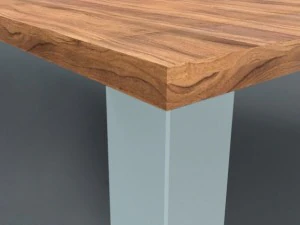 деревянный стеклянный стол 3D Модель