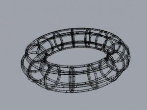 torus of circles ring 3D प्रिंट मॉडल