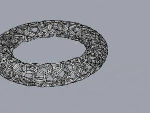 octagonal ring 3D Print Model