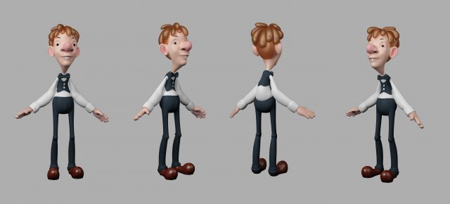 willey Modello 3D .c4d .max .obj .3ds .fbx .stl .blend 