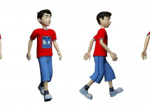 남자 이름 3D 모델