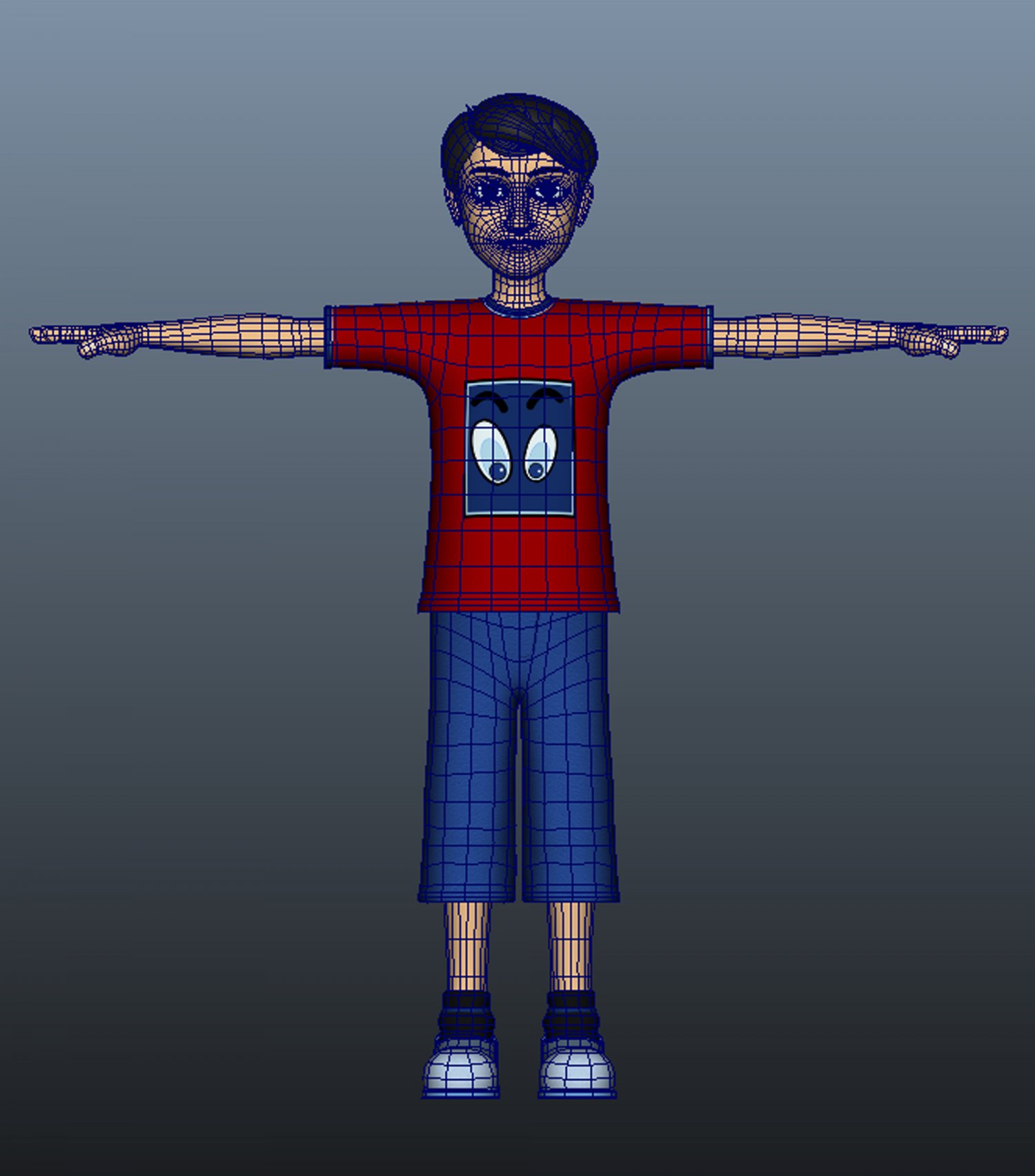 Toby 3D Model in Cartoon 3DExport
