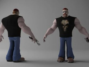 чоппер 3D Модель