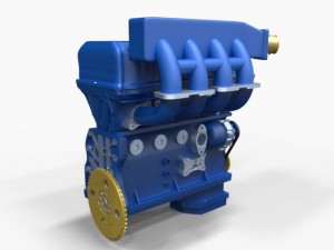 car engine 3D Model