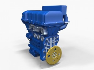 car engine 3D Model