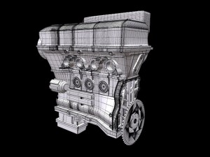 car engine 3D Model