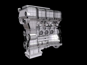 car engine 3D Model