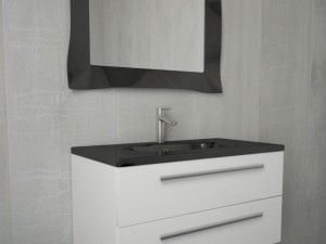 bathroom furniture quadro black Modelo 3D