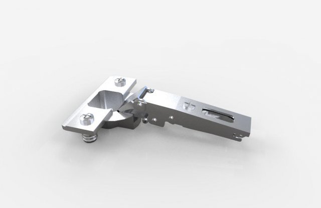 door hinge 3D Модель .c4d .max .obj .3ds .fbx .stl .blend 