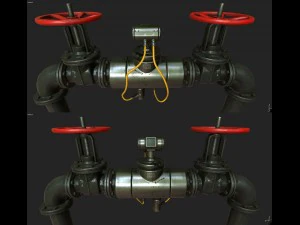 Set tubi modulari pbr Modello 3D