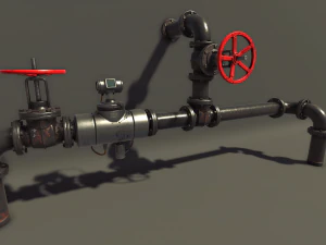 Set tubi modulari pbr Modello 3D