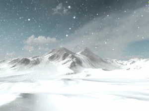 снігова гора 3D Модель