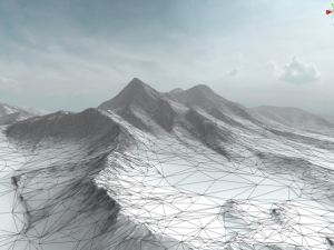 snow mountain 3D Модель