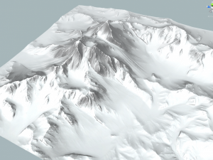 snow mountain 3D Модель