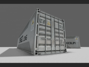 cargo containers 3D Model