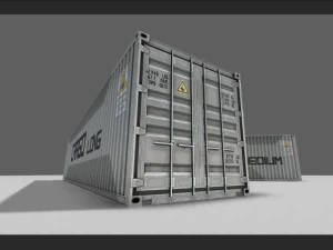 грузовые контейнеры 3D Модель