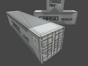 грузовые контейнеры 3D Модель