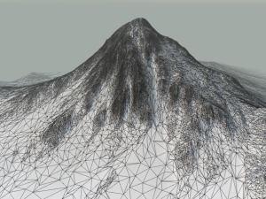 snow mountain landscape 3D Model
