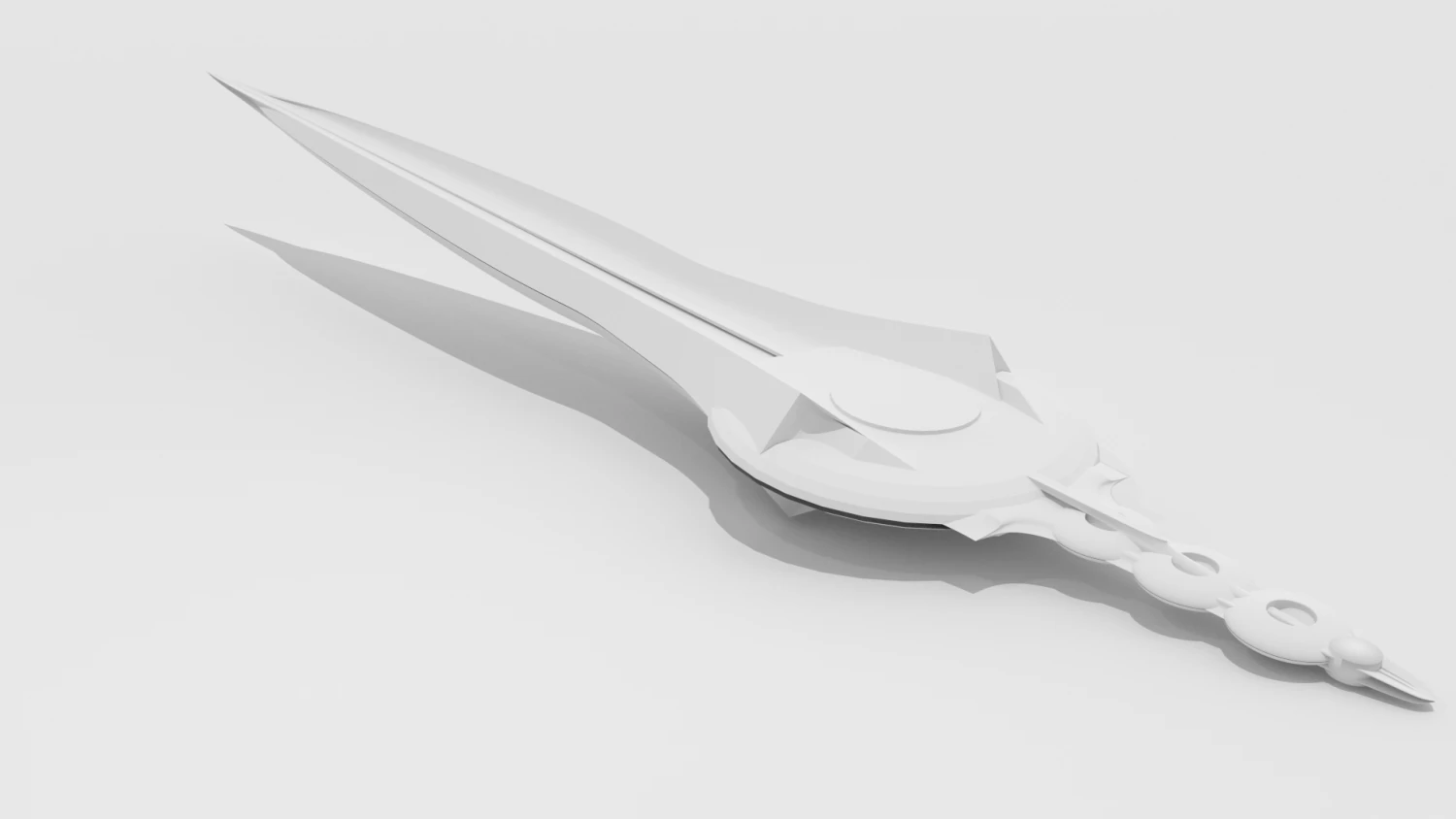 high poly sword model 3D Print Model .c4d .max .obj .3ds .fbx .stl .blend