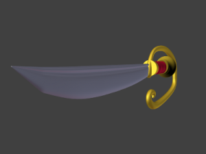 medieval sword 3D Model