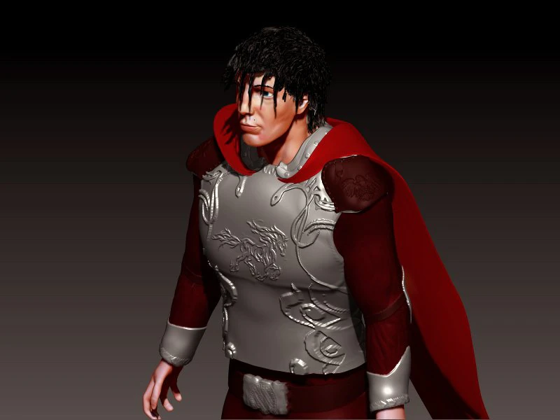 roman captain general 3D Model .c4d .max .obj .3ds .fbx .stl .blend