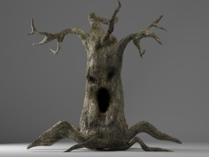 evil tree halloween 3D-Modell