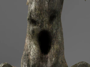 evil tree halloween 3D Model