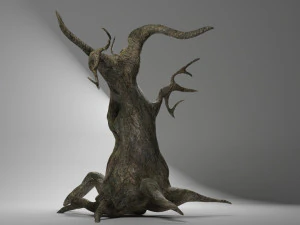 evil tree halloween 3D Model