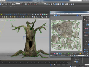 evil tree halloween 3D Model