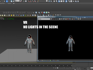 vr astronaut with pbr material 3D 모델