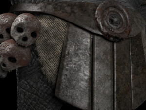 rhino warrior game character Model 3D