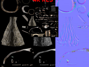 rhino warrior game character Model 3D
