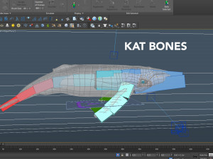 hump whale rigged Model 3D