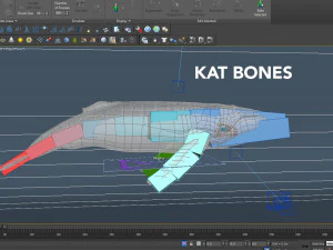 hump whale rigged 3D Model