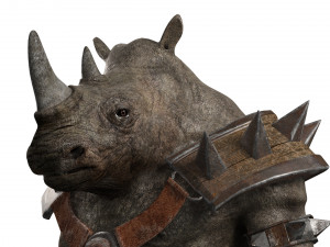 rhino warrior game character version 2 3D-Modell