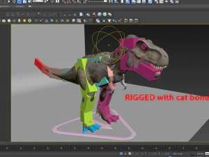 trex dinosaur tyrannosaurs 3D Model