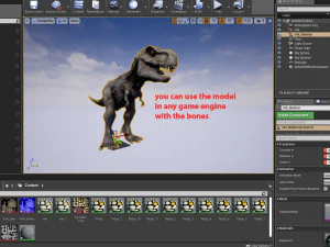 trex dinosaur tyrannosaurs 3D Model