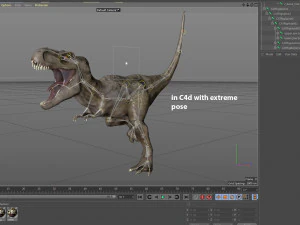 trex dinosaur tyrannosaurs 3D Model
