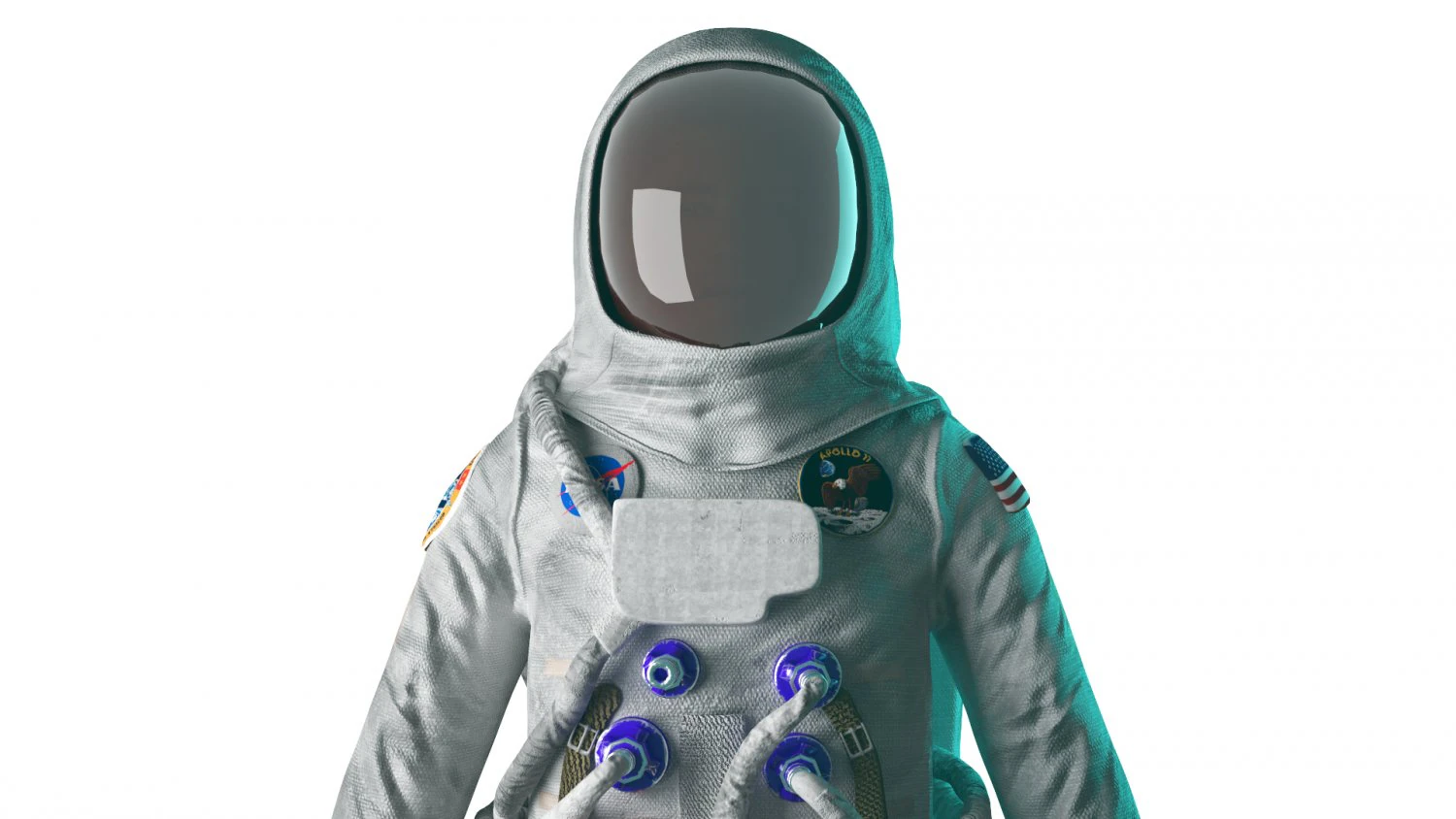 astronaut rigged low poly 3D Model .c4d .max .obj .3ds .fbx .stl .blend 