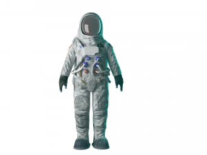 astronaut rigged low poly 3D Model
