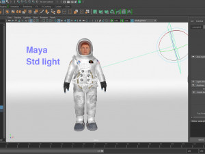 astronaut rigged low poly 3D 模型